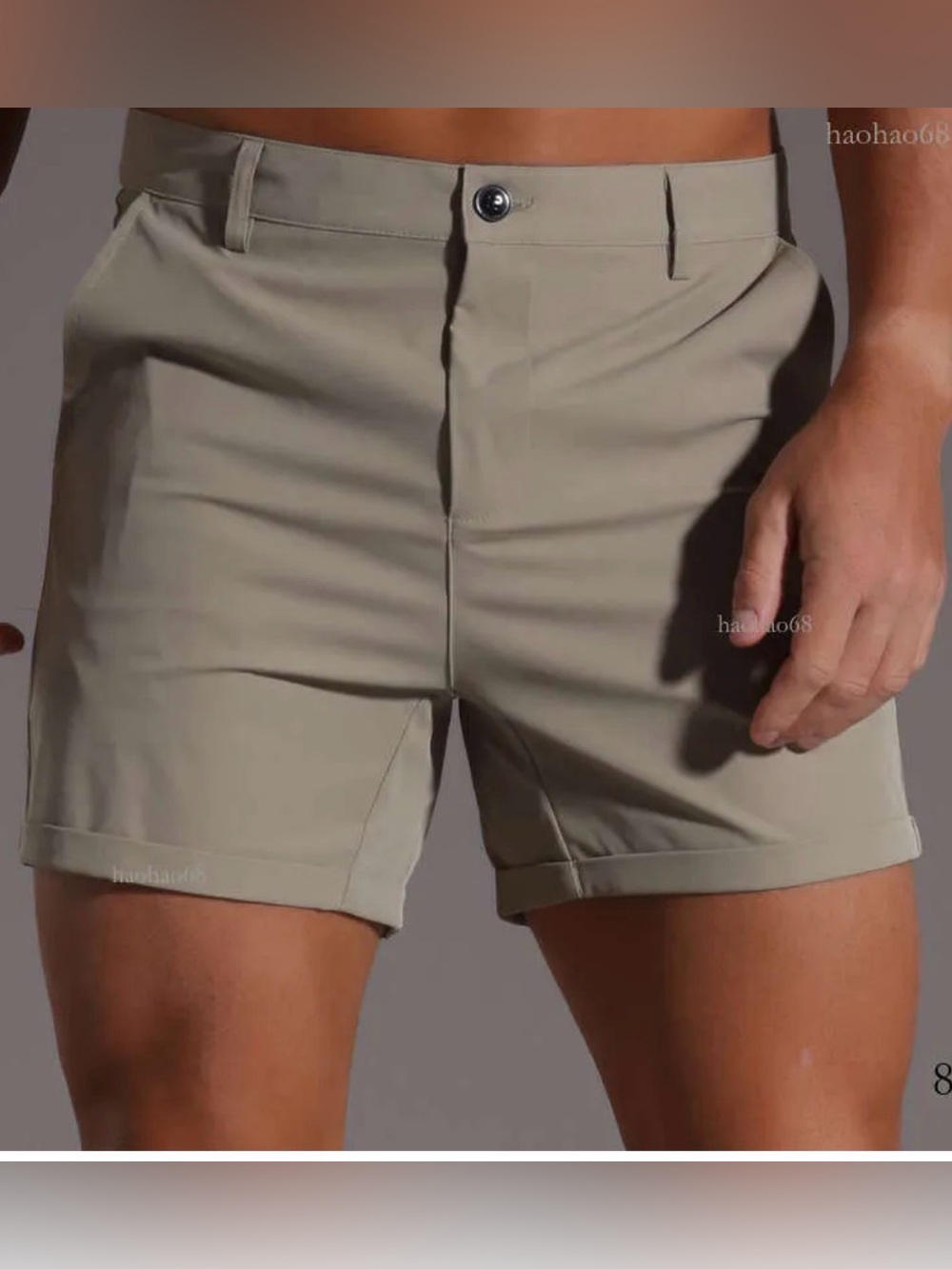 lululemon athletica Men's Khaki Performance Shorts